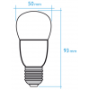 Bombilla esférica PHILIPS E-27P 7 W 230 V 